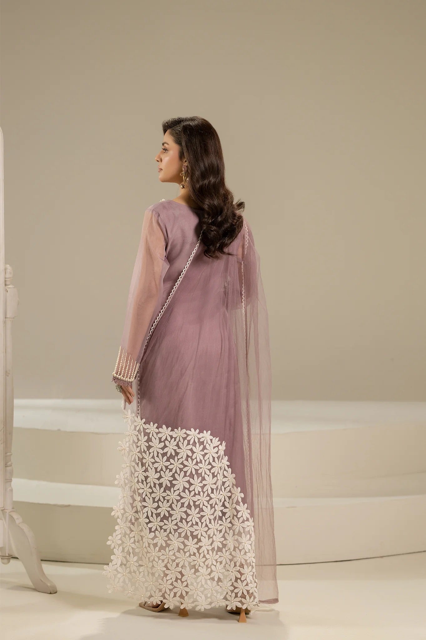 Khuda Baksh - Lilac with Pearls