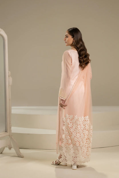 Khuda Baksh - Peach with Pearls