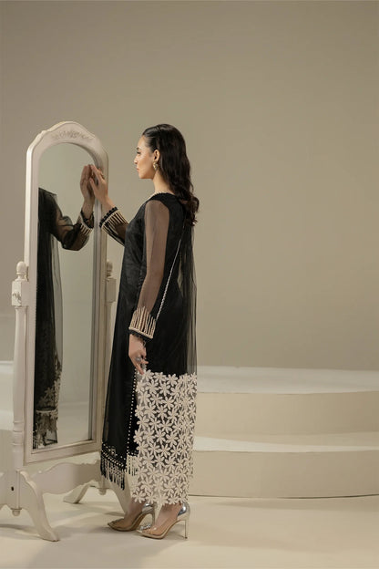 Khuda Baksh - Black with Pearls