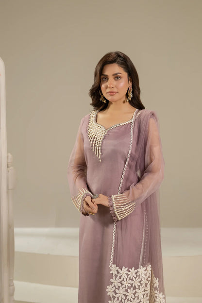 Khuda Baksh - Lilac with Pearls