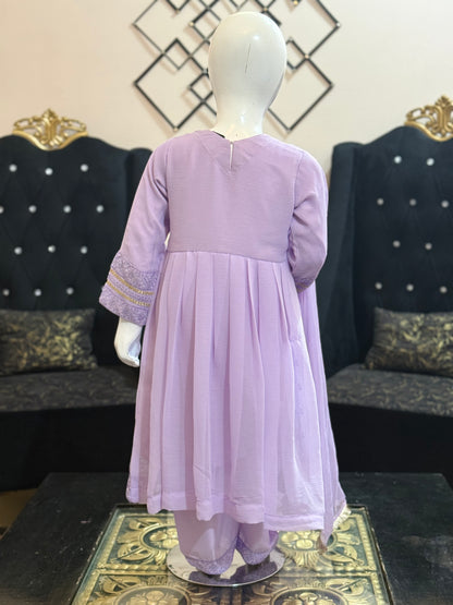Lilac Chiffon Frock