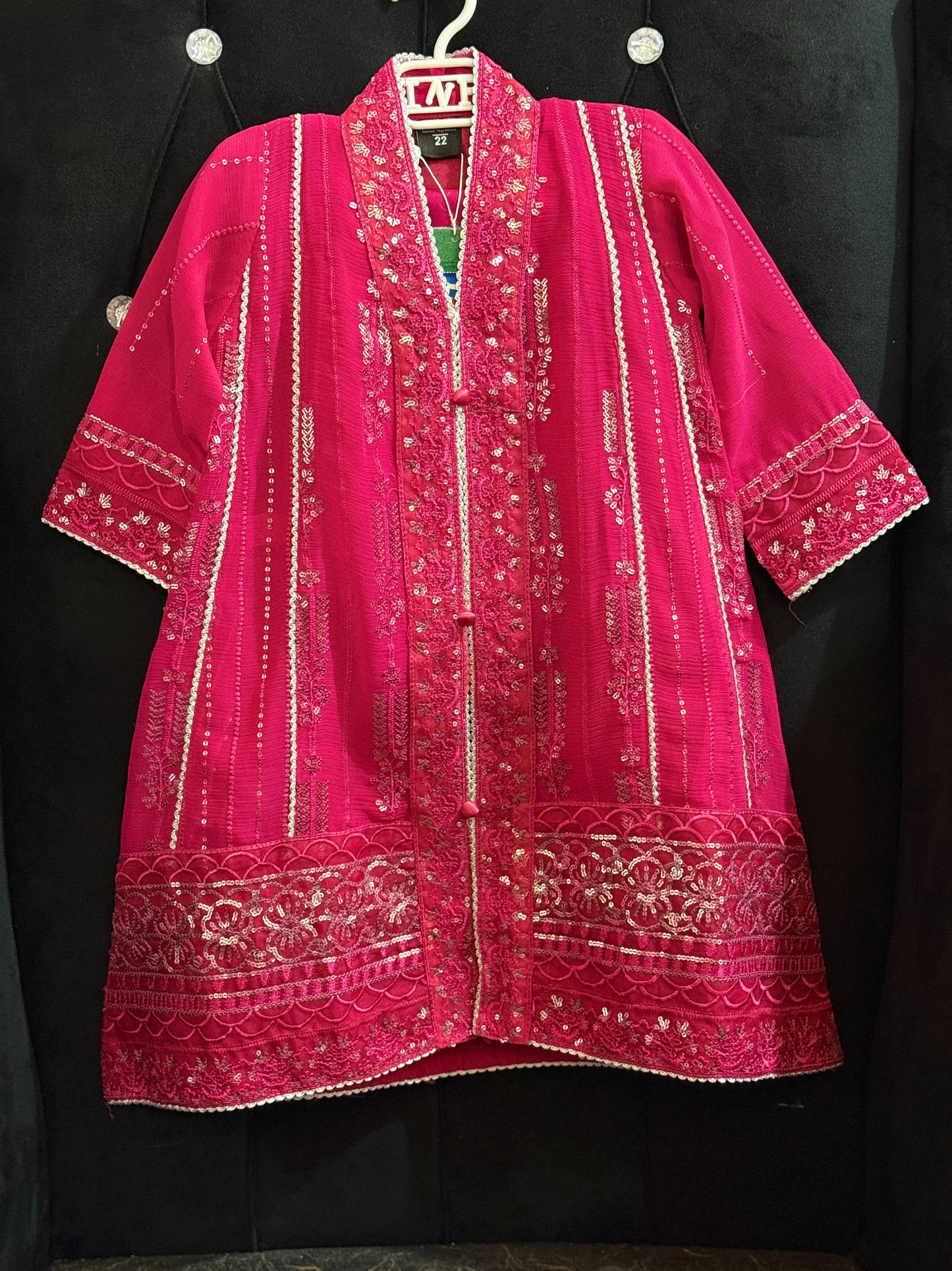 Fresh Pink Silver Work