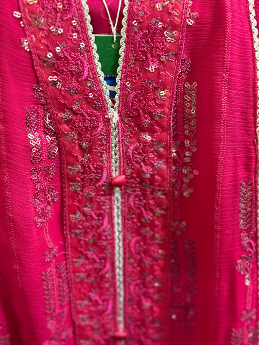 Fresh Pink Silver Work