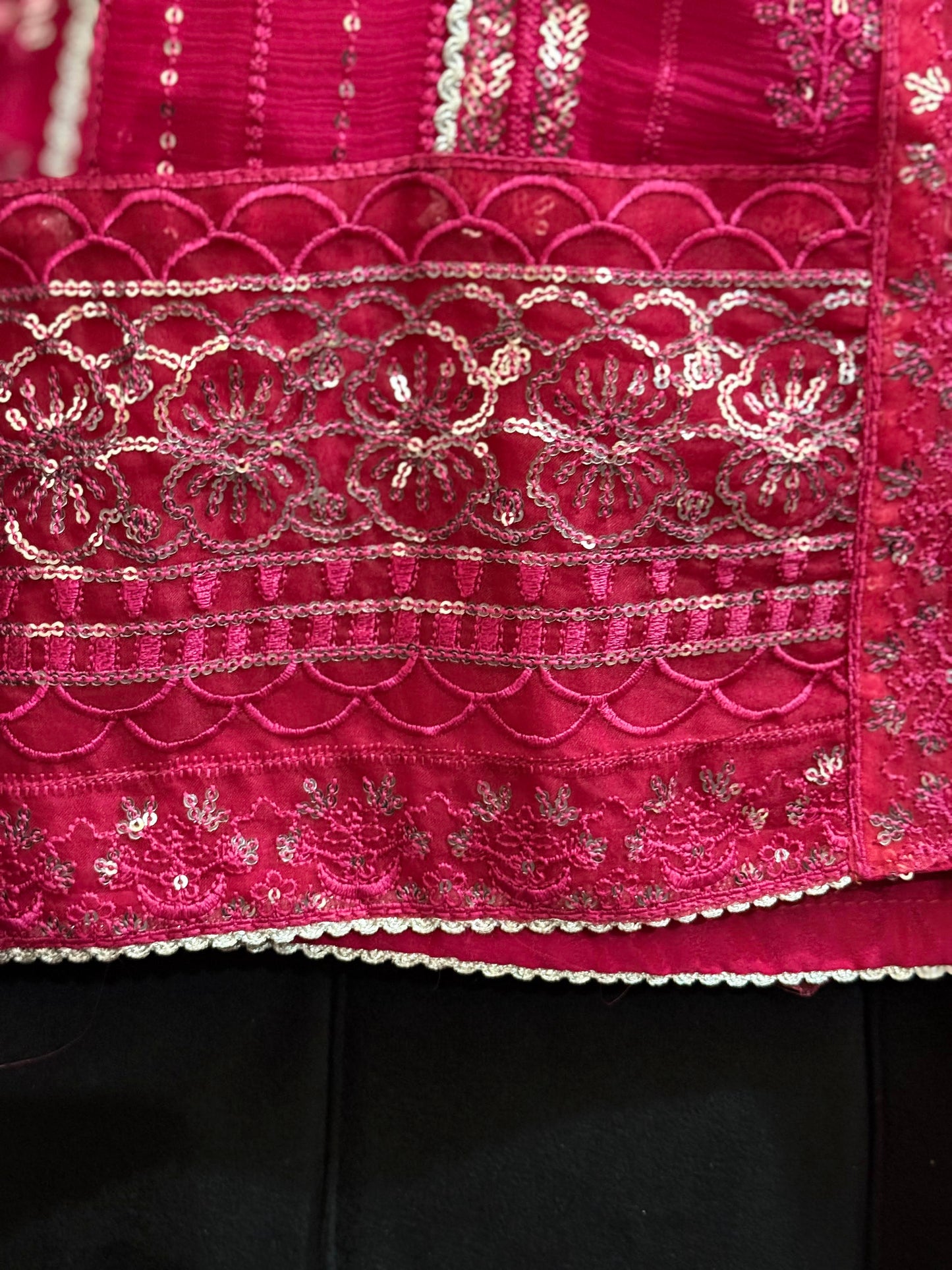 Fresh Pink Silver Work