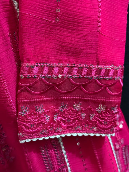 Fresh Pink Silver Work