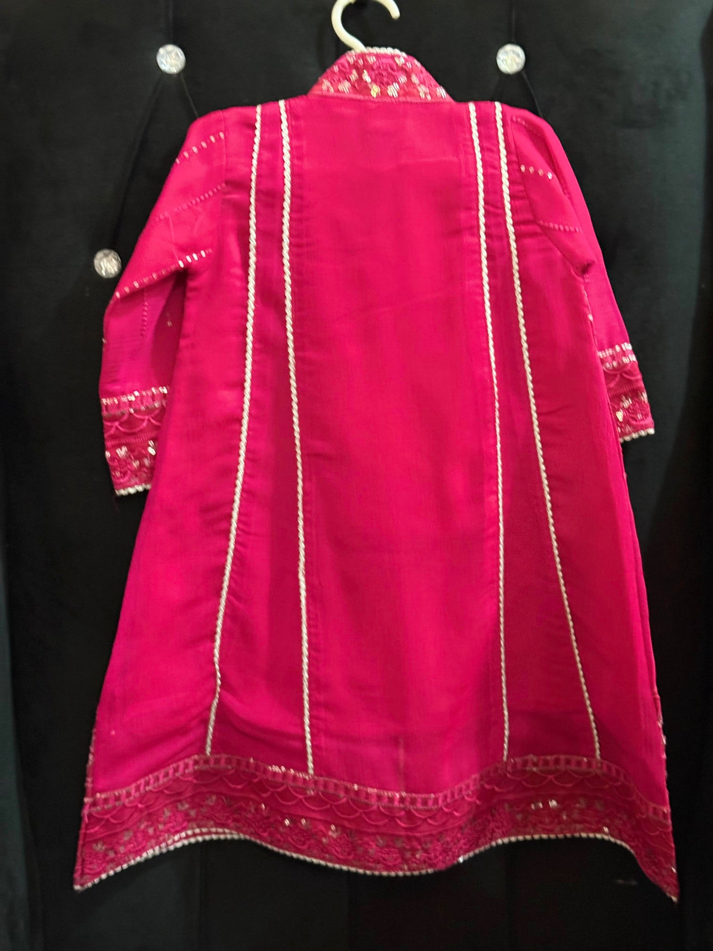 Fresh Pink Silver Work