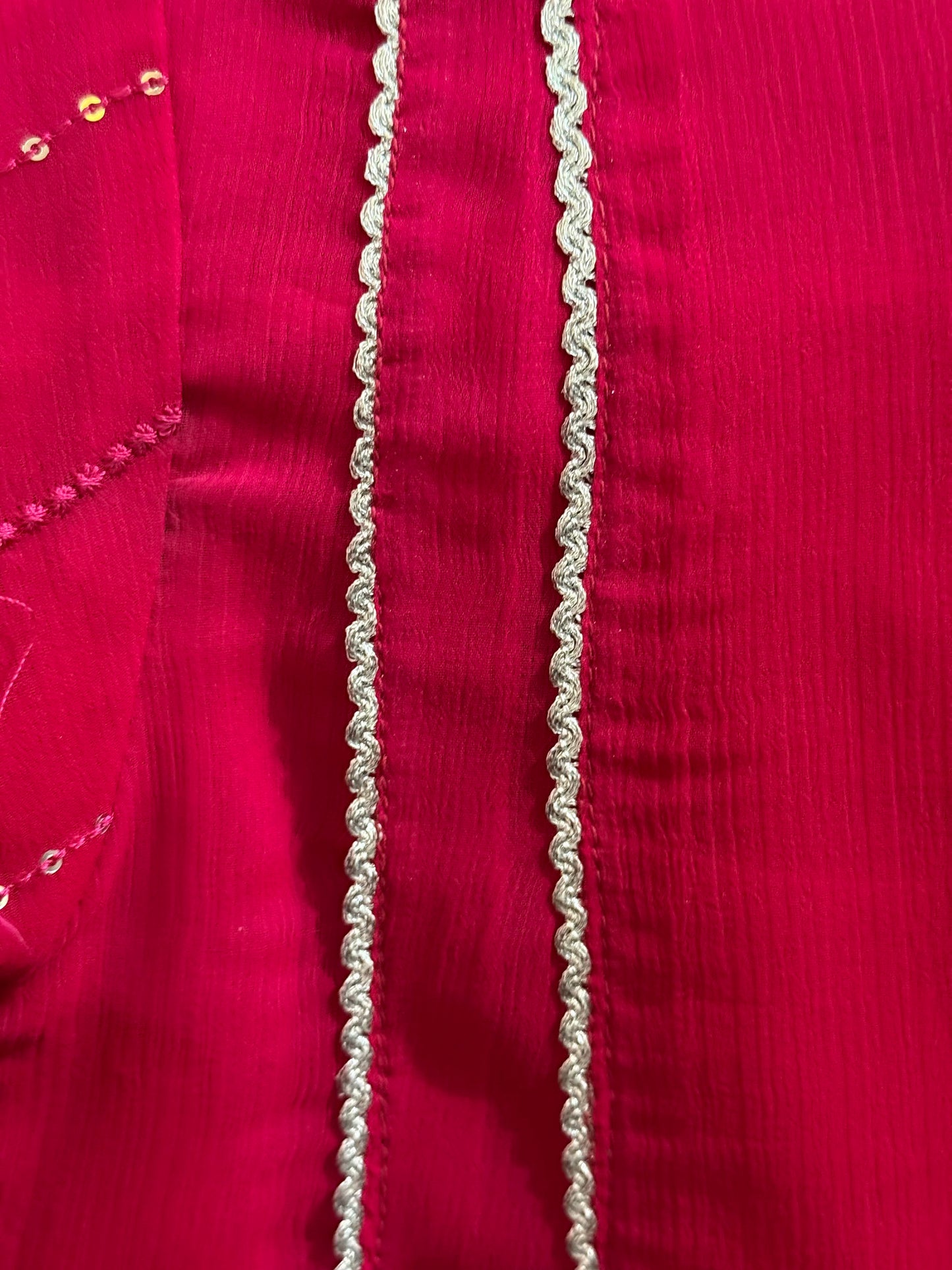 Fresh Pink Silver Work