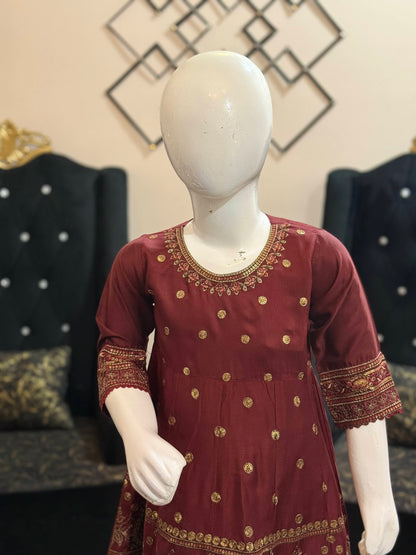 Maroon Silk Cotton