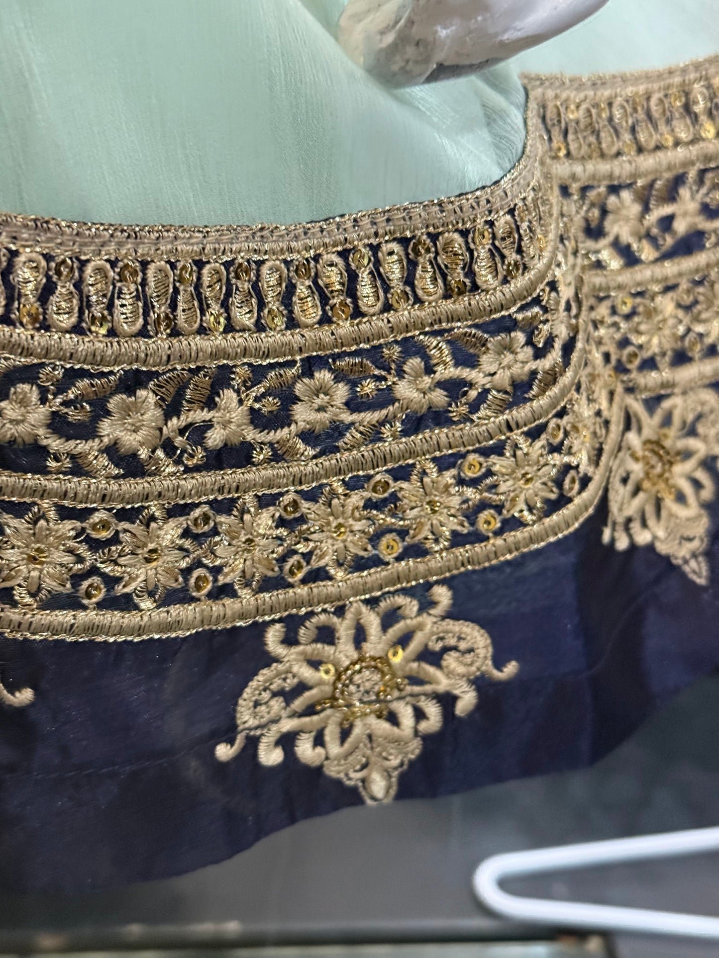 Light Sea Green Blue Border