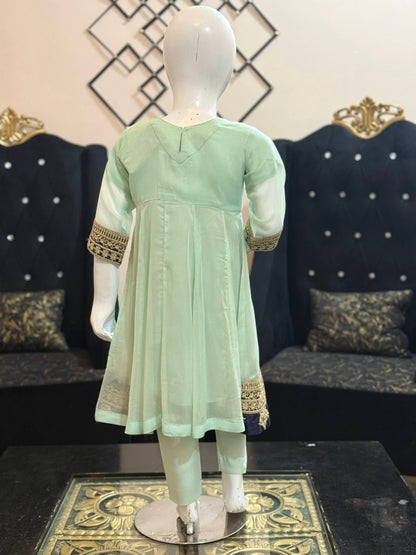 Light Sea Green Blue Border