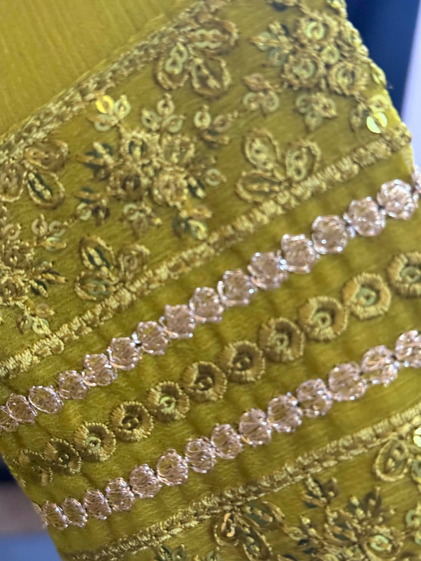 Dew Green Chiffon Frock