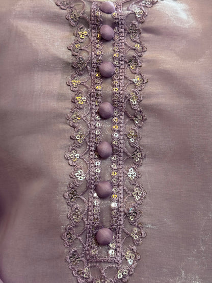Lilac Moon Silk Shalwar Kameez