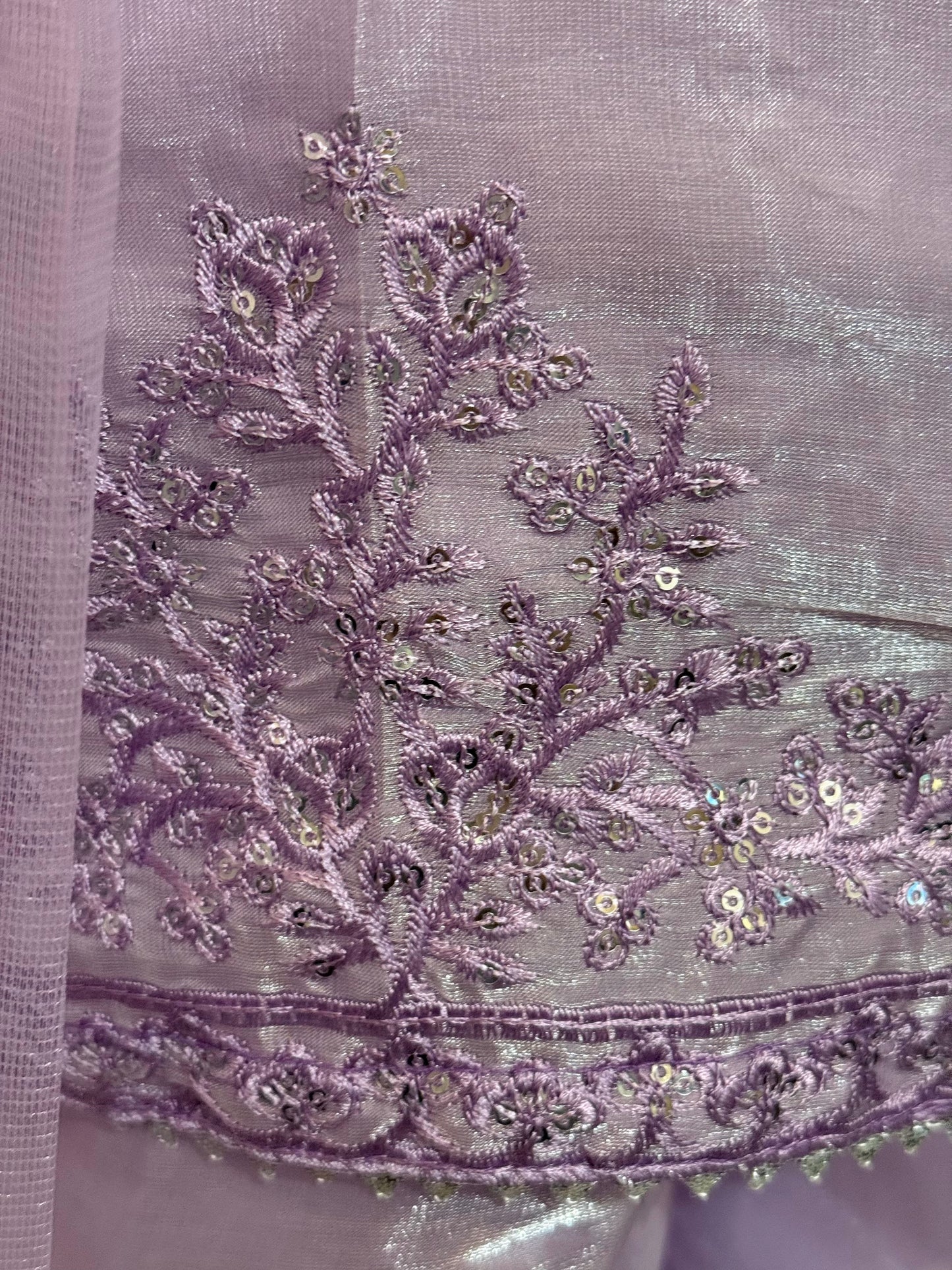 Lilac Moon Silk Shalwar Kameez