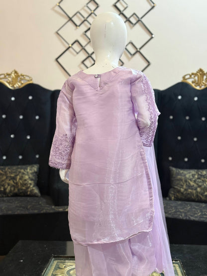 Lilac Moon Silk Shalwar Kameez