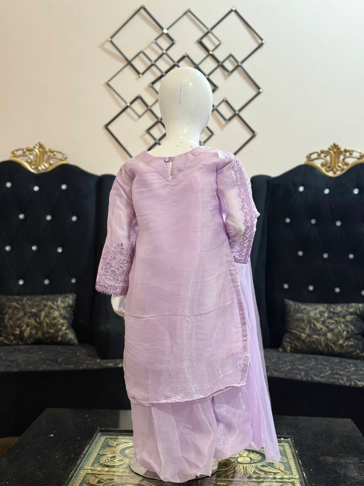 Lilac Moon Silk Shalwar Kameez