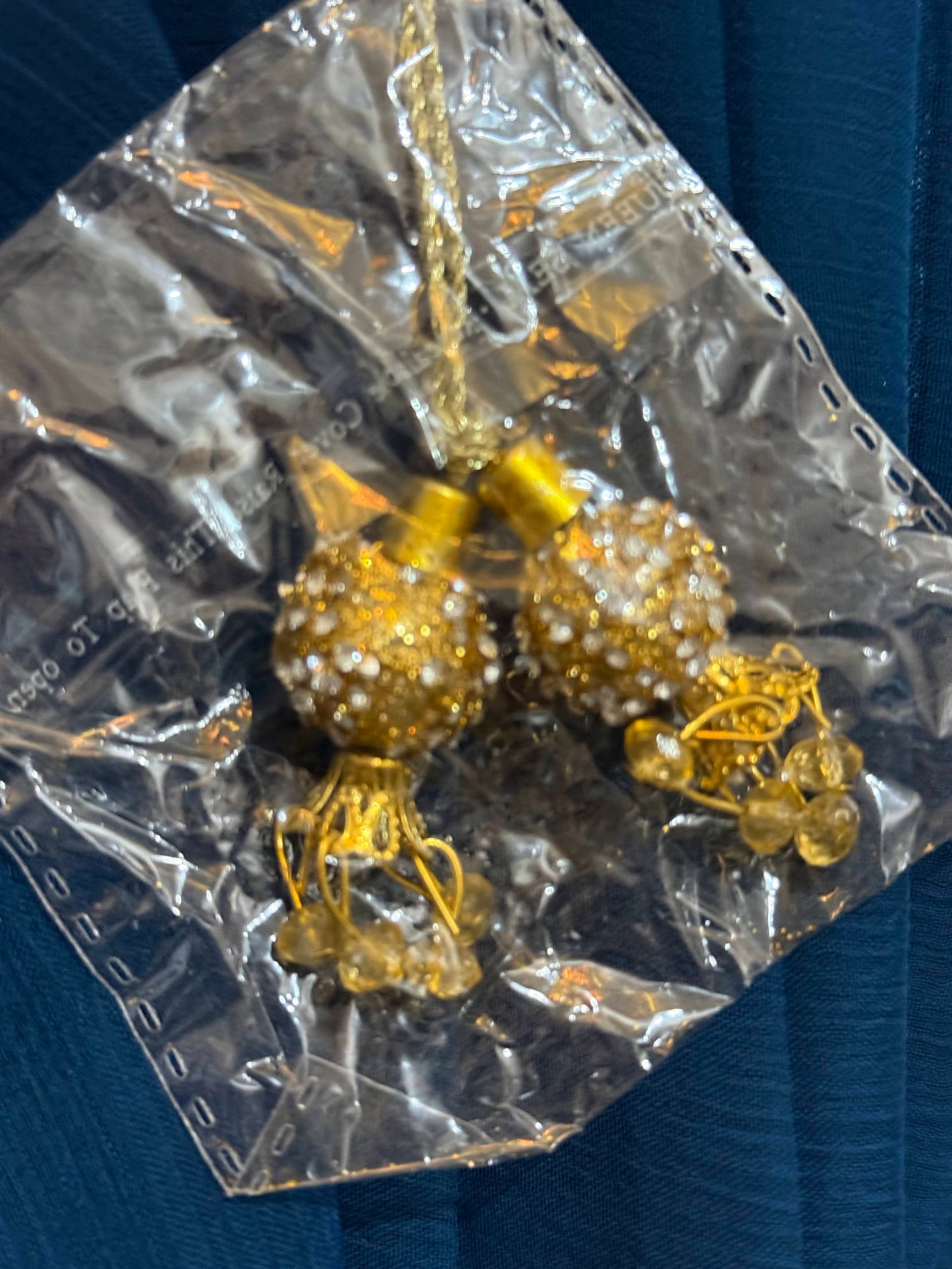 Ink Blue Jacket Chiffon Frock