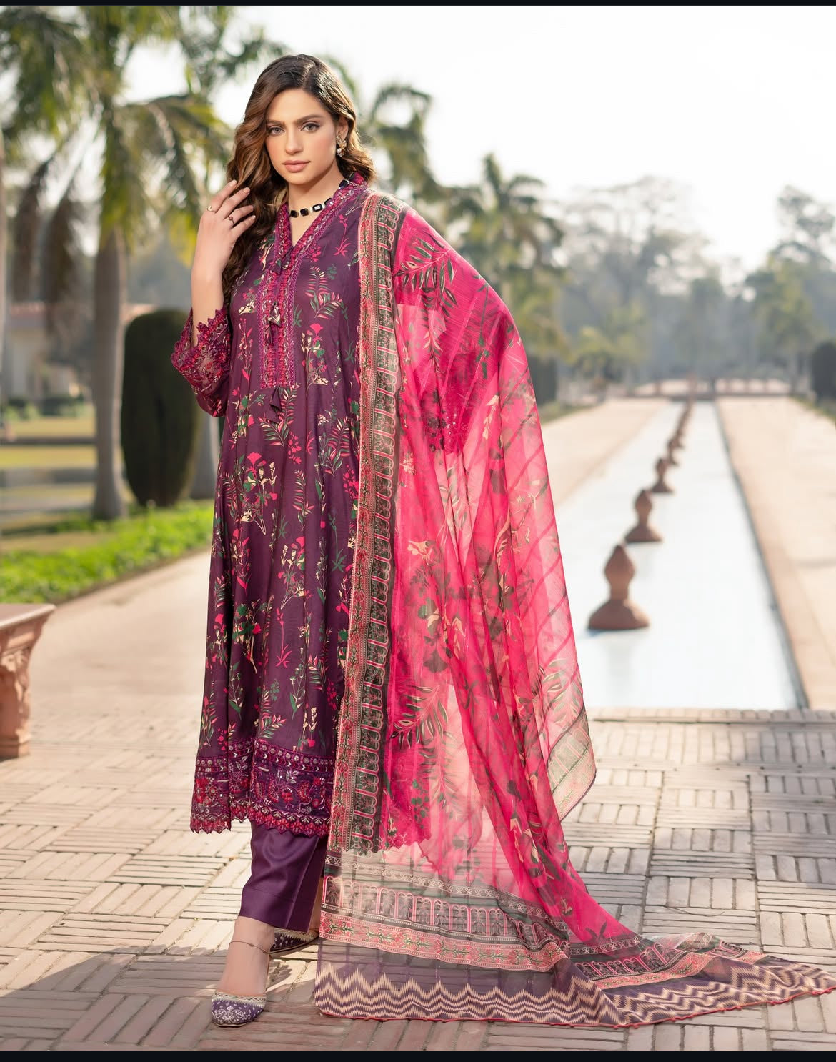 Munira Designers - Pink & Purple