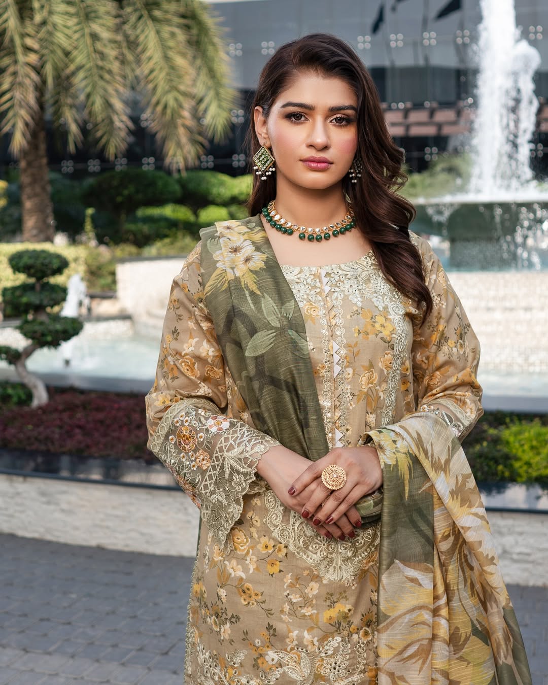 Munira Designers - Mustard & Olive