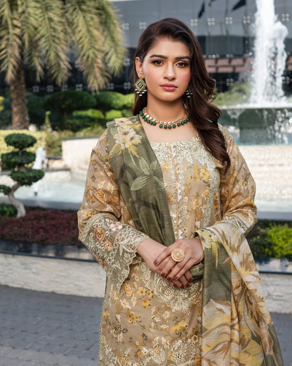 Munira Designers - Mustard & Olive