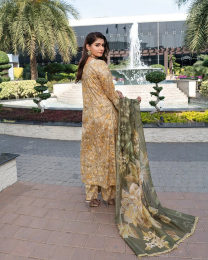 Munira Designers - Mustard & Olive
