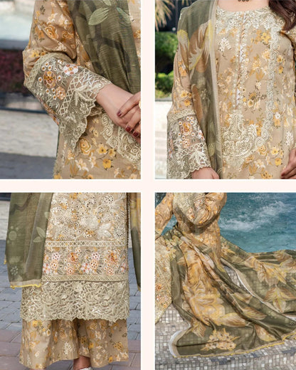 Munira Designers - Mustard & Olive