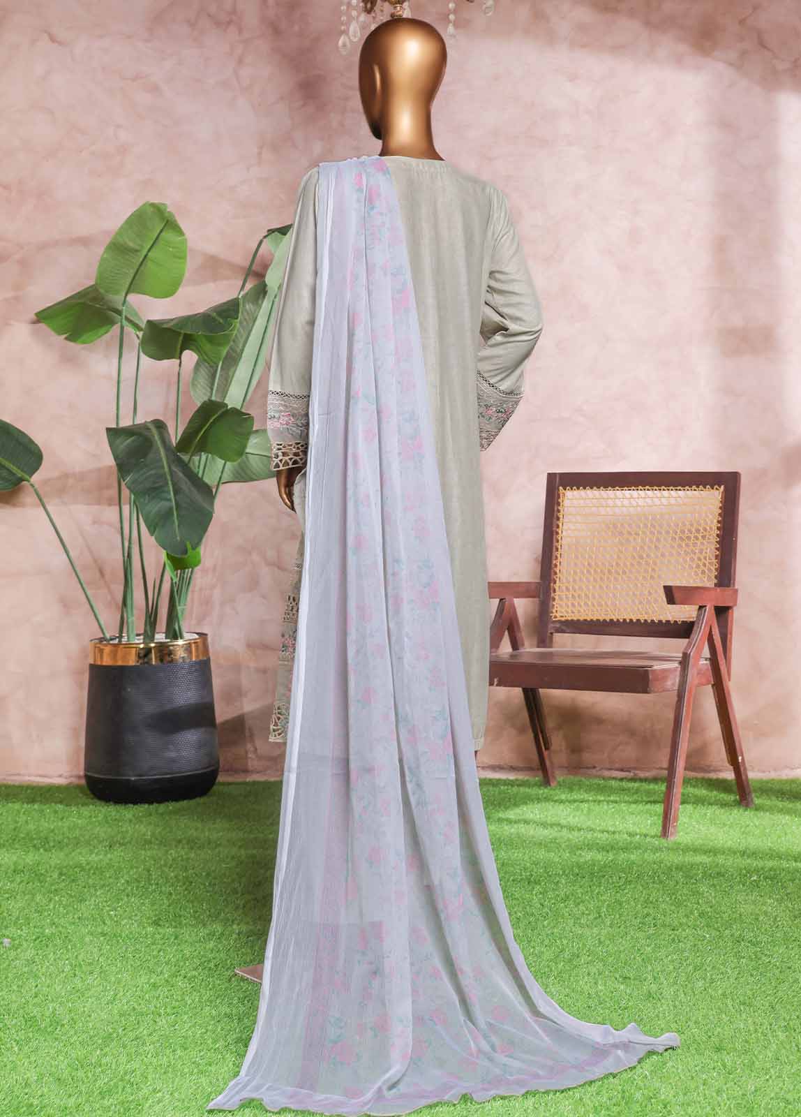 Beige or Pastel Green with Golden Lining