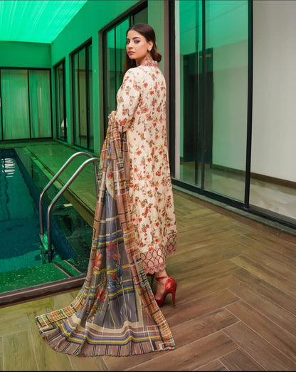 Munira Designers - Off White Blush Bloom