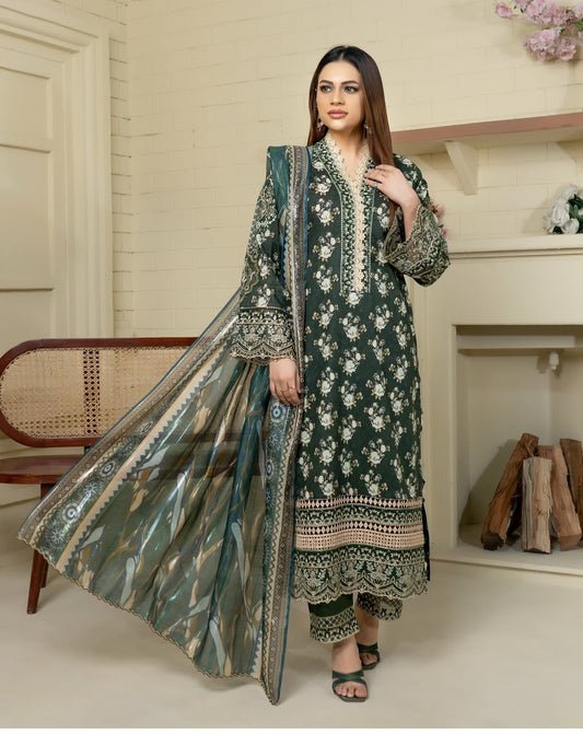 Munira Designers - Olive Green