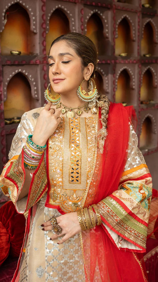 Zara Ahmad - A-Line with Gharara