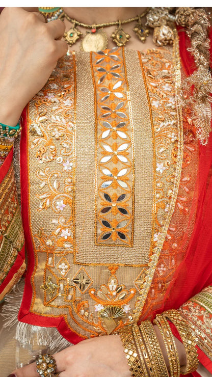 Zara Ahmad - A-Line with Gharara