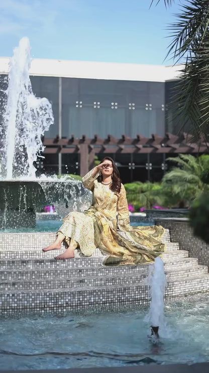 Munira Designers - Mustard & Olive