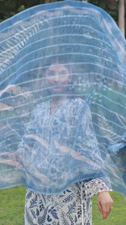 Munira Designers - White & Blue