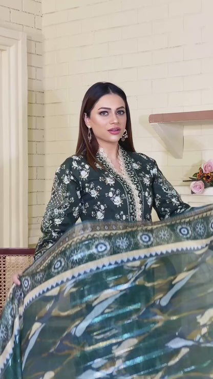 Munira Designers - Olive Green